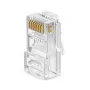 EXTRA DIGITAL RJ45 UTP Cat5e modulárny konektor (8P8C, 50µ pozlátený, balenie 100 ks)