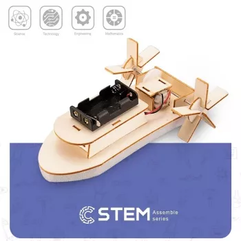 EXTRA DIGITAL drevená stavebnica loď, pedagogický model