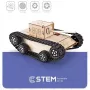 EXTRA DIGITAL drevená stavebnica elektrický tank, učebný model