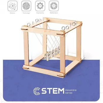 EXTRA DIGITAL drevená stavebnica Newton's Cradle, učebný model