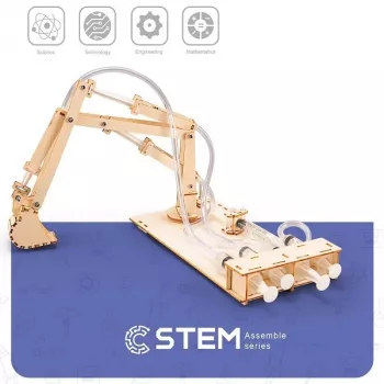 EXTRA DIGITAL drevená stavebnica bager, edukačný model