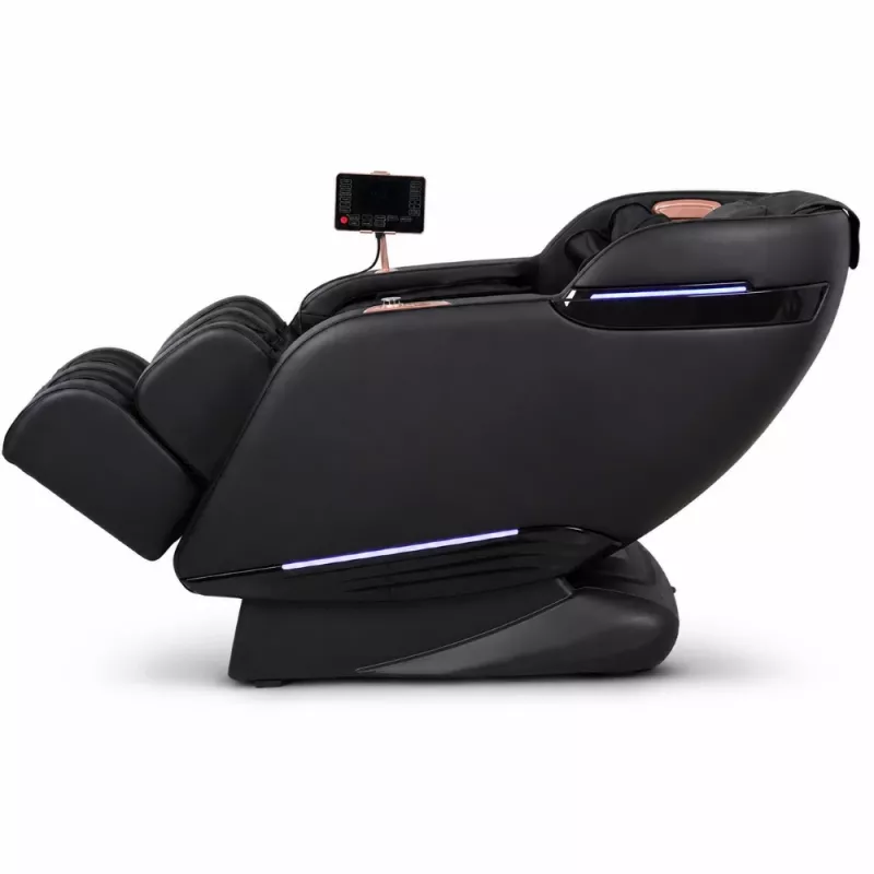 EXTRALINK 3D Zero Gravity masážne kreslo čierno-strieborné