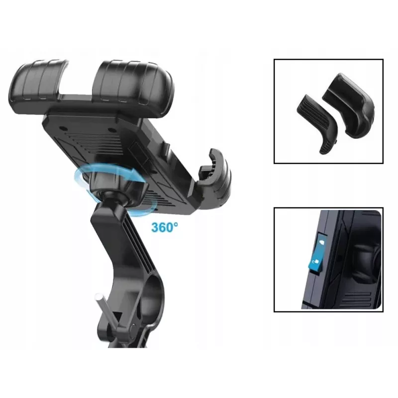 Extralink Anti-Shock držiak bicykla pre smartphone na riadidlá - čierny