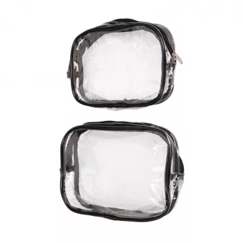 EXTRALINK Black Forest KM03 Palubný batoh 45x20x30 cm s 2 kozmetickými taštičkami – sivá