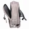 EXTRALINK Black Forest KM03 Palubný batoh 45x20x30 cm s 2 kozmetickými taštičkami – sivý