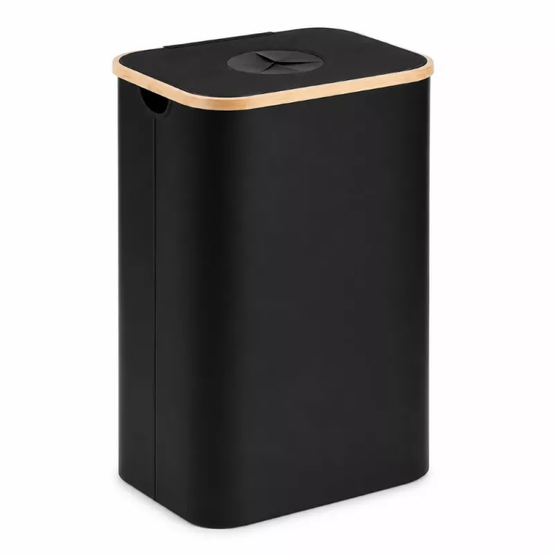EXTRALINK Black Forest skladací kôš na zber vratných fliaš, 100L, čierny