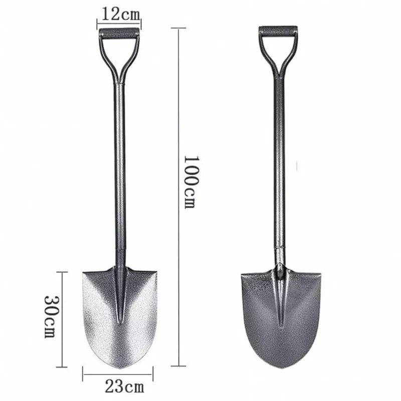 EXTRALINK BLACK FORST záhradná rovná lopata 100cm