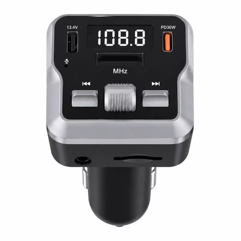 EXTRALINK Bluetooth FM vysielač s 2 USB nabíjacími portami a slotom na MicroSD kartu