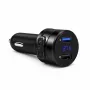 EXTRALINK Bluetooth FM vysielač s 2x USB nabíjačkou, handsfree, čierna