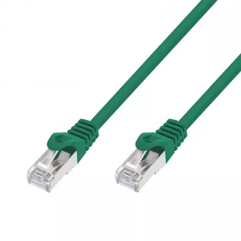 Extralink Cat.7 S/FTP 10m 20G zelený LAN patch kábel, medený sieťový kábel