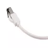 EXTRALINK Cat.8 U/FTP plochý Ethernet patch kábel 10m 40Gbps biely