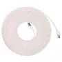 EXTRALINK Cat.8 U/FTP plochý Ethernet patch kábel 10m 40Gbps biely