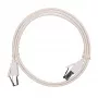 EXTRALINK Cat.8 U/FTP plochý kábel Ethernet patch kábel 1m 40G biely