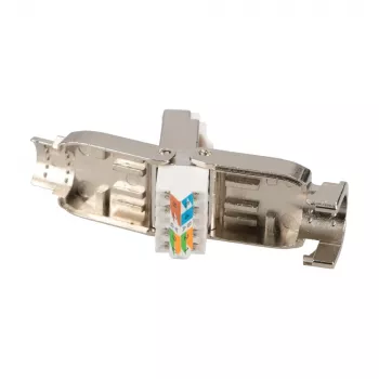 Extralink CAT6A RJ45 bez nástroja konektor samec – UTP 8P8C pozlátený 10Gbps Ethernet konektor