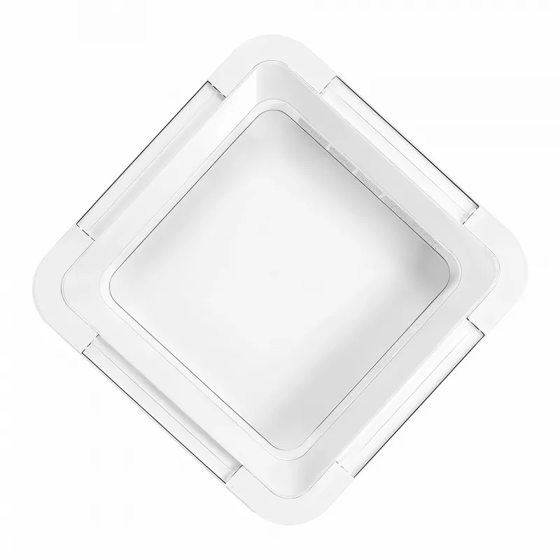 Extralink Cube Air 23 smart WiFi stropný ventilátor so svetlom, biela, 59 cm, ovládanie cez aplikáciu