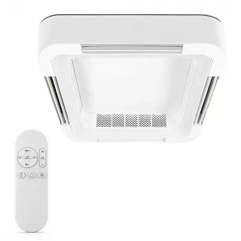 Extralink Cube Air 23 smart WiFi stropný ventilátor so svetlom, biela, 59 cm, ovládanie cez aplikáciu