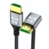 EXTRALINK HDMI 2.1 8K HDR 2M kábel s uhlom nahor čierna
