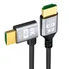 EXTRALINK HDMI 2.1 8K HDR 2M kábel s ľavým uhlom