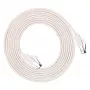 EXTRALINK LAN patch kábel Cat.8 U/FTP 2m 40G plochý, tienený, fóliou tienené páry, meď, biely