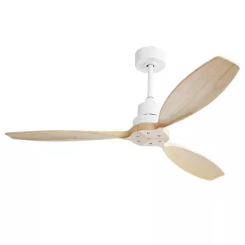 Extralink Nature Pure 52 Smart WiFi stropný ventilátor, 132 cm, drevené lopatky, ovládanie aplikáciou