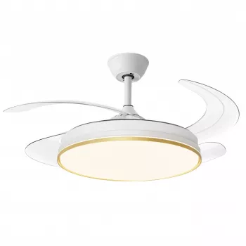 Extralink Phantom Wing 42 Smart WiFi stropný ventilátor - biely, 107 cm, ovládanie cez WiFi aplikáciu