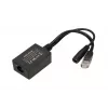 Extralink PoE invertor 1 port, vstup 1x 1000Mb/s RJ45/konektor samica 10-30V, výstup 48V