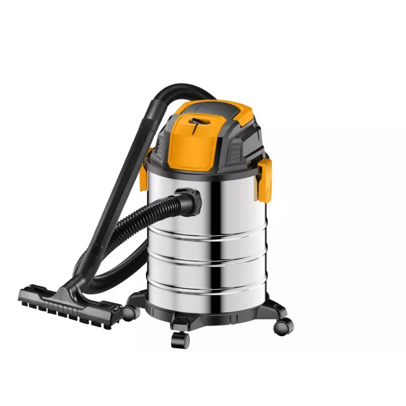EXTRALINK POWERLINK priemyselný vysávač na mokré a suché vysávanie, 1300 W, 20 l, strieborný, R-702
