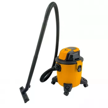 EXTRALINK Powerlink priemyselný vysávač na mokré/suché vysávanie 1300 W 20 l žltá/čierna R-704