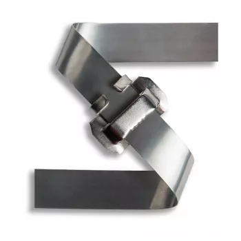 Extralink nerezová páska 0,7 mm, na montáž na elektrické stĺpy, 20 mm x 0,7 mm, 50 m