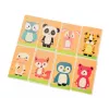 EXTRALINK TOYS Magnetická puzzle knižka Zvieratá 68 dielov