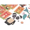 EXTRALINK TOYS Magnetická puzzle knižka Zvieratá 68 dielov