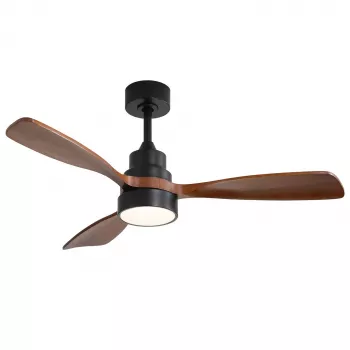 Extralink Walnut Dark 48 Smart WiFi stropný ventilátor, tmavý orech, 122 cm, ovládanie cez aplikáciu
