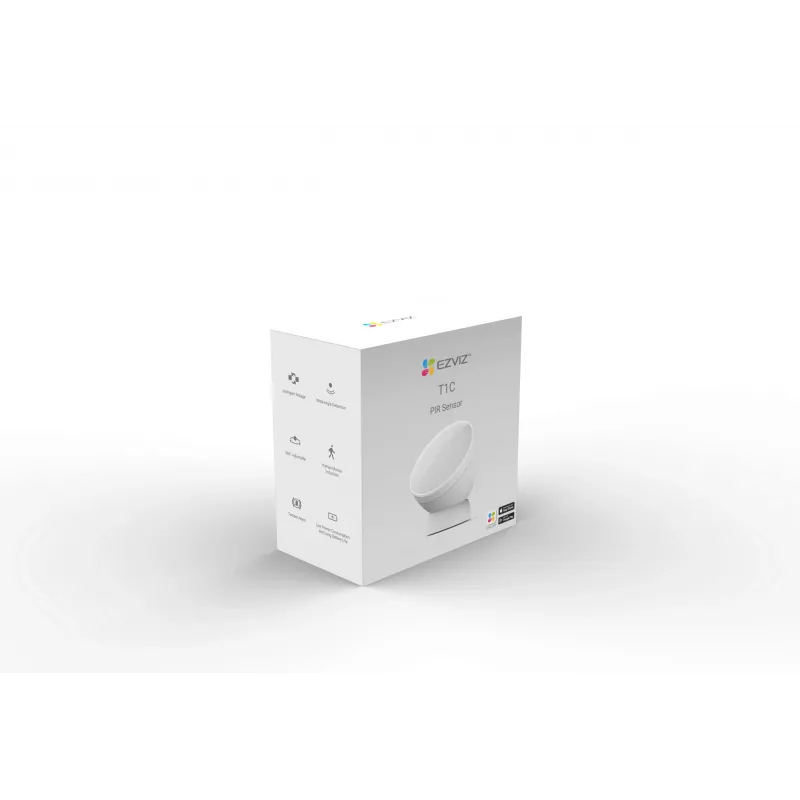EZVIZ CS-T1C bezdrôtový PIR pohybový senzor, Zigbee 3.0, dosah 12m, biely