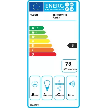 Faber Stilo Glass Smart A90 nástenný digestor s Wi-Fi ovládaním aplikáciou, 90 cm, nerez/ sklo, A+ energia, 700 m³/h