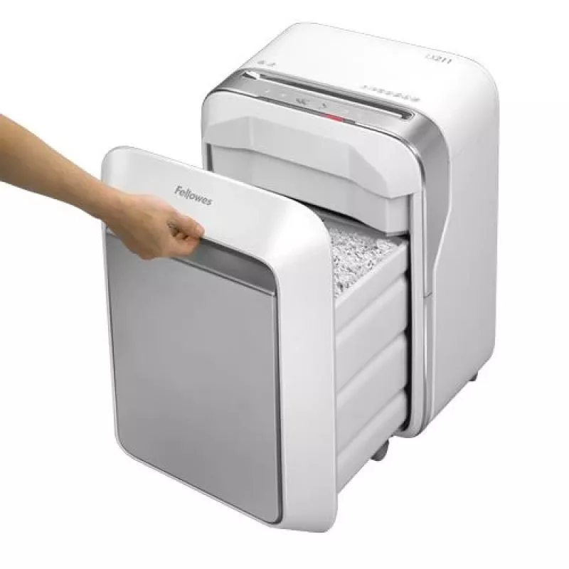Fellowes Powershred LX211 Micro-Cut skartovačka, 15 listov, 23 litrov, biela