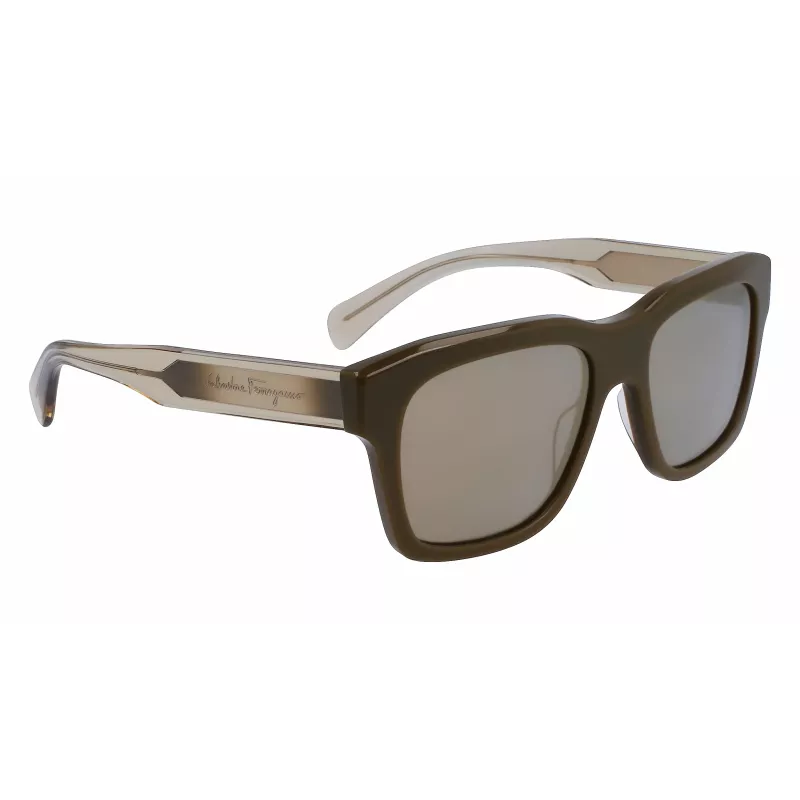 FERRAGAMO MAN SF1087S561832 slnečné okuliare tmavá Havana sivá 56/18/145 mm