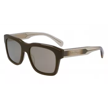 FERRAGAMO MAN SF1087S561832 slnečné okuliare tmavá Havana sivá 56/18/145 mm