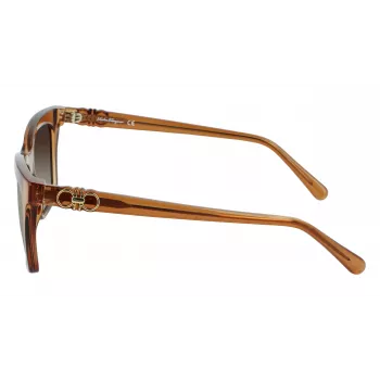 FERRAGAMO SF1027S-210 dámske slnečné okuliare Havana hnedá 55mm