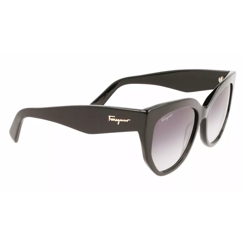 FERRAGAMO SF1061S-001 dámske slnečné okuliare čierna sivá 56/18/145 mm