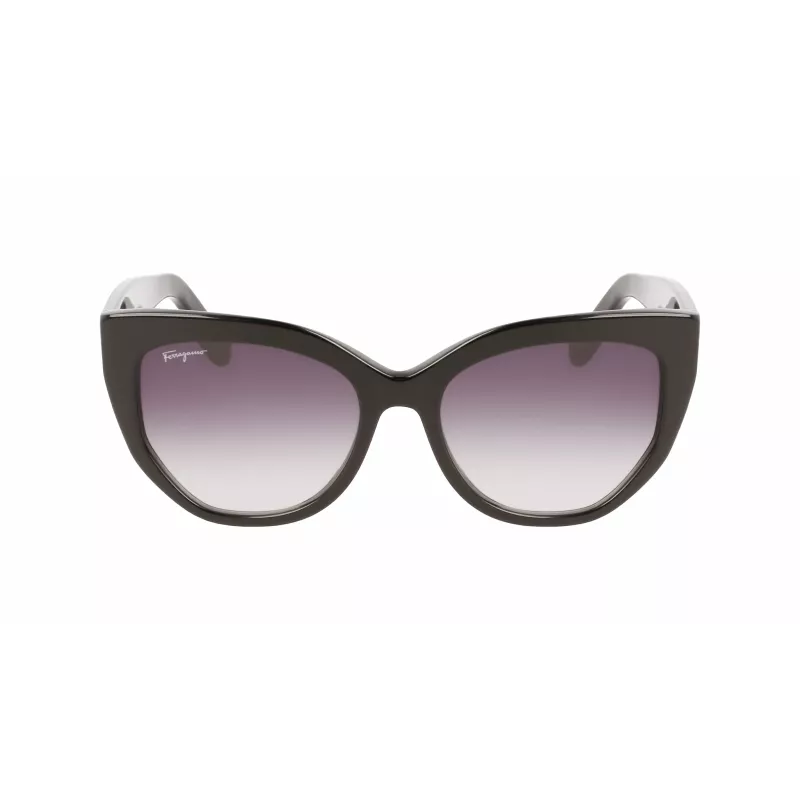 FERRAGAMO SF1061S-001 dámske slnečné okuliare čierna sivá 56/18/145 mm