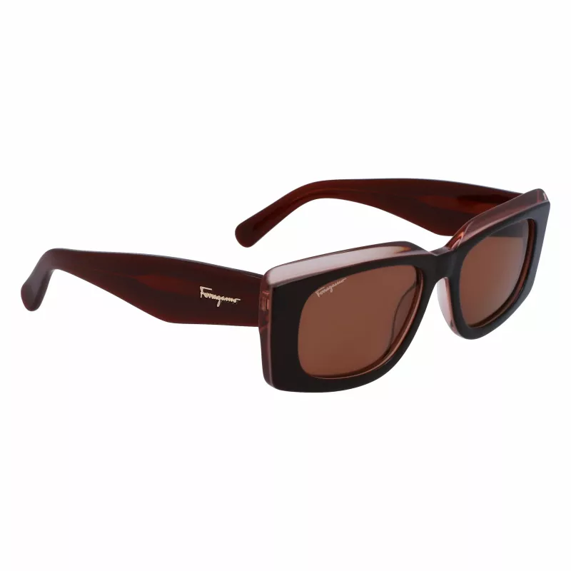 FERRAGAMO SF1079S-211 dámske slnečné okuliare Havana hnedé gradient 54mm