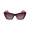 FERRAGAMO SF1081SE-603 dámske Cat-Eye slnečné okuliare burgundská červená hnedý gradient 55 mm