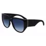Ferragamo SF1088SE-001 dámske slnečné okuliare, motýlikové, acetát, čierna, sivá 57mm
