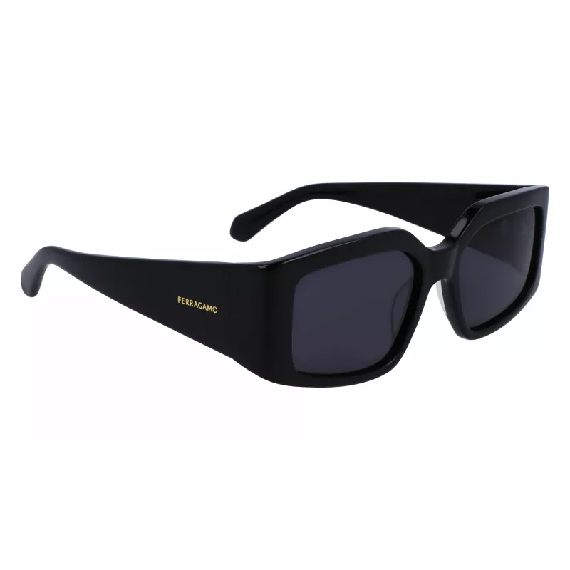 FERRAGAMO SF1101S541800 dámske slnečné okuliare čierne sivé 54mm