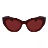 FERRAGAMO SF1107S552065 dámske hranaté acetátové slnečné okuliare Havana Brown Gradient 55/20/140 mm
