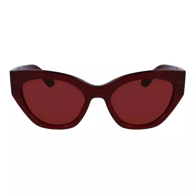 FERRAGAMO SF1107S552065 dámske hranaté acetátové slnečné okuliare Havana Brown Gradient 55/20/140 mm
