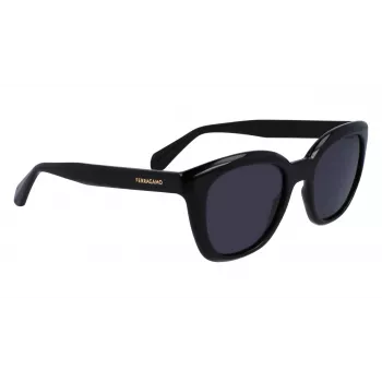 FERRAGAMO SF2000S522100 dámske slnečné okuliare Havana acetátový rám sivé gradientové sklá 52/21/145 mm