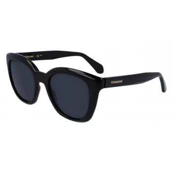 FERRAGAMO SF2000S522100 dámske slnečné okuliare Havana acetátový rám sivé gradientové sklá 52/21/145 mm