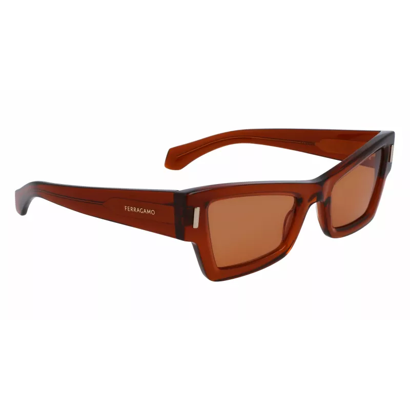 FERRAGAMO SF2006S-232 dámske slnečné okuliare Havana hnedý gradient 53mm