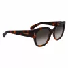 FERRAGAMO SF2007S-240 dámske cat-eye slnečné okuliare Havana hnedý gradient 51 mm